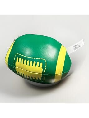 TOY FACTORY 6" Green KIDS POLY FOOTBALL, SAFE & SOFT INDOOR/OUTDOOR FUN PLAY